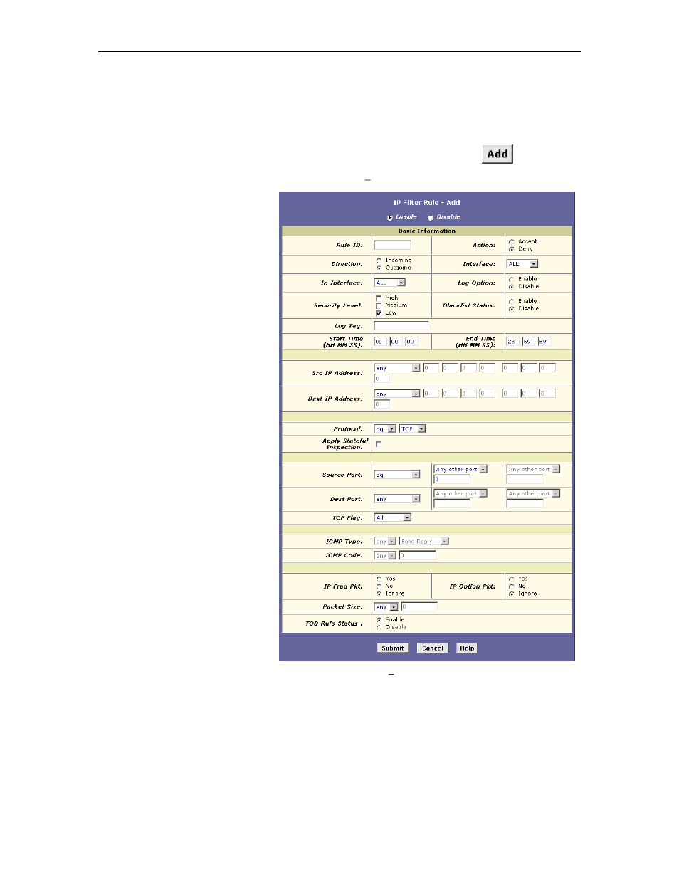 Creating ip filter rules | TRENDnet TDM-E400 User Manual | Page 142 / 205