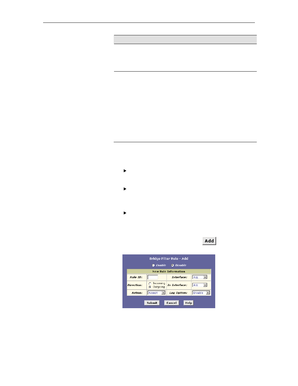 Adding bridge filter rules | TRENDnet TDM-E400 User Manual | Page 151 / 205