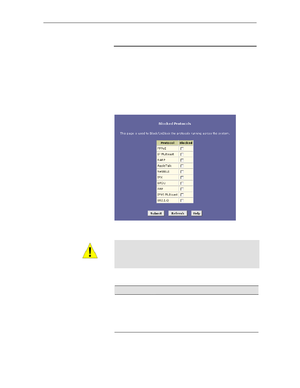 Blocking protocols | TRENDnet TDM-E400 User Manual | Page 157 / 205