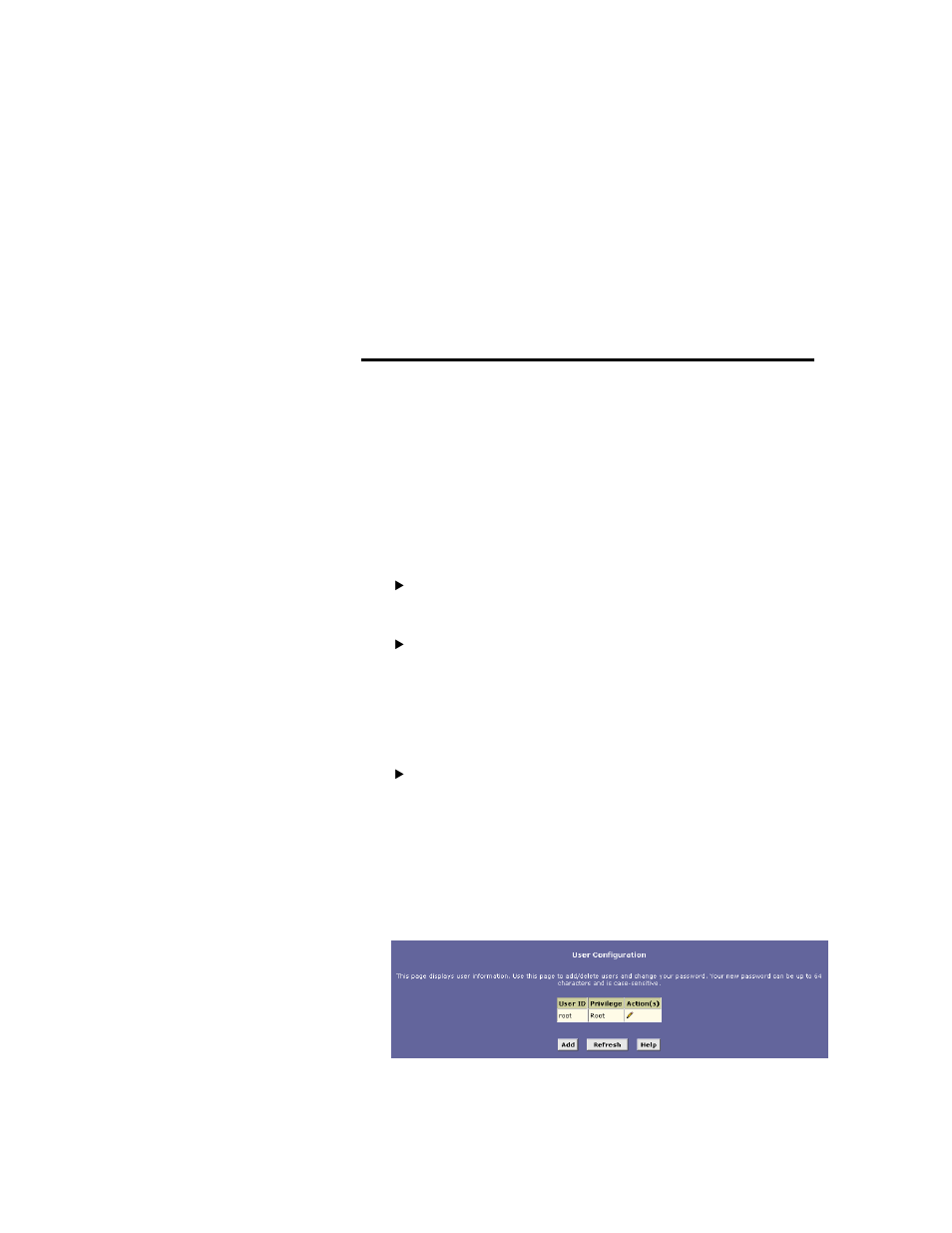 15 managing access to the configuration program, Managing user logins, R 15, “managing access | Managing access to the configuration program | TRENDnet TDM-E400 User Manual | Page 161 / 205