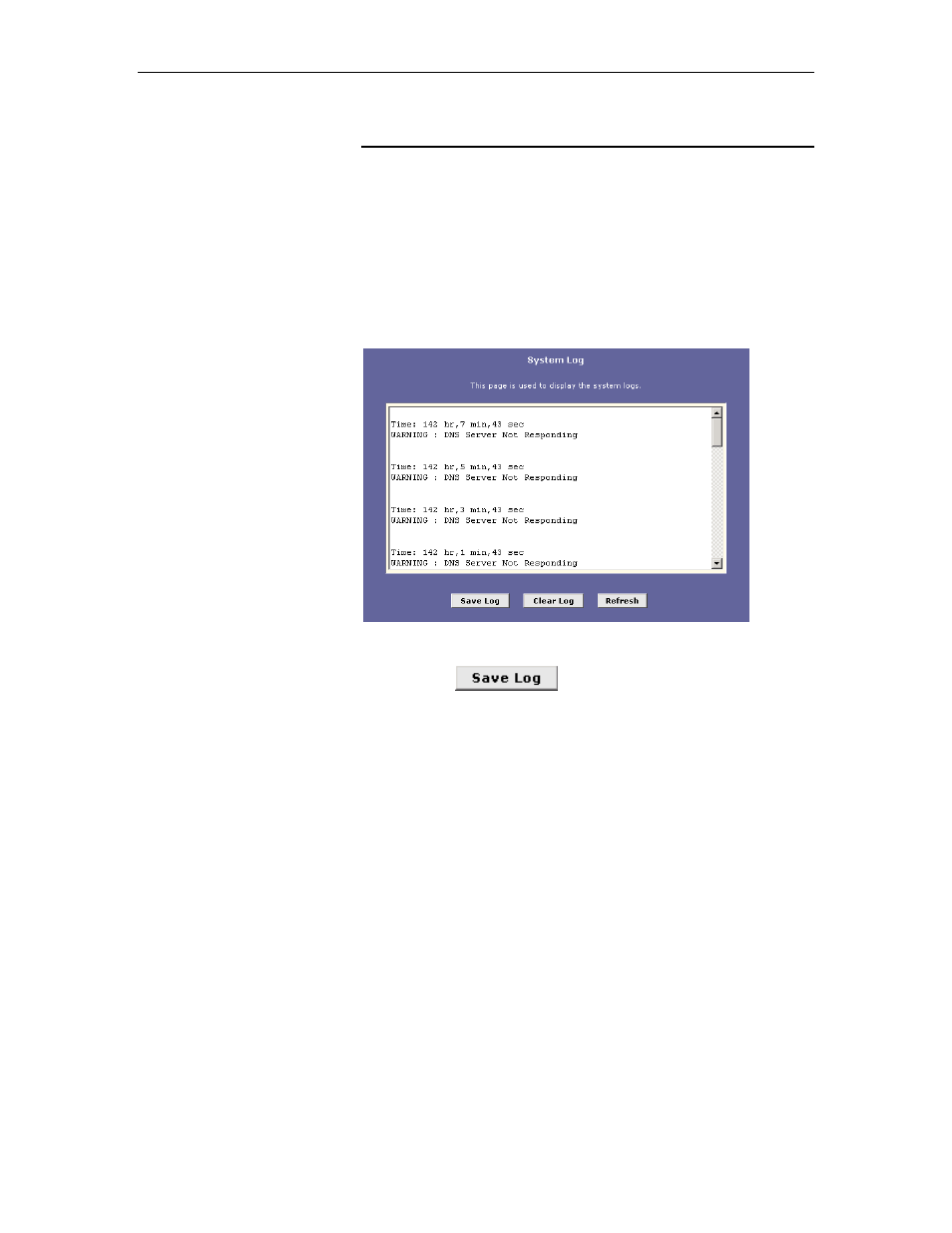 Viewing the system log | TRENDnet TDM-E400 User Manual | Page 168 / 205