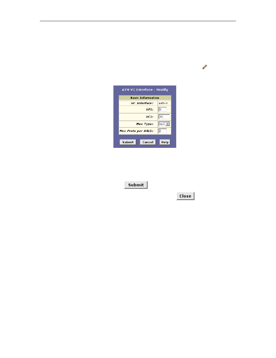 Modifying atm vcs | TRENDnet TDM-E400 User Manual | Page 59 / 205