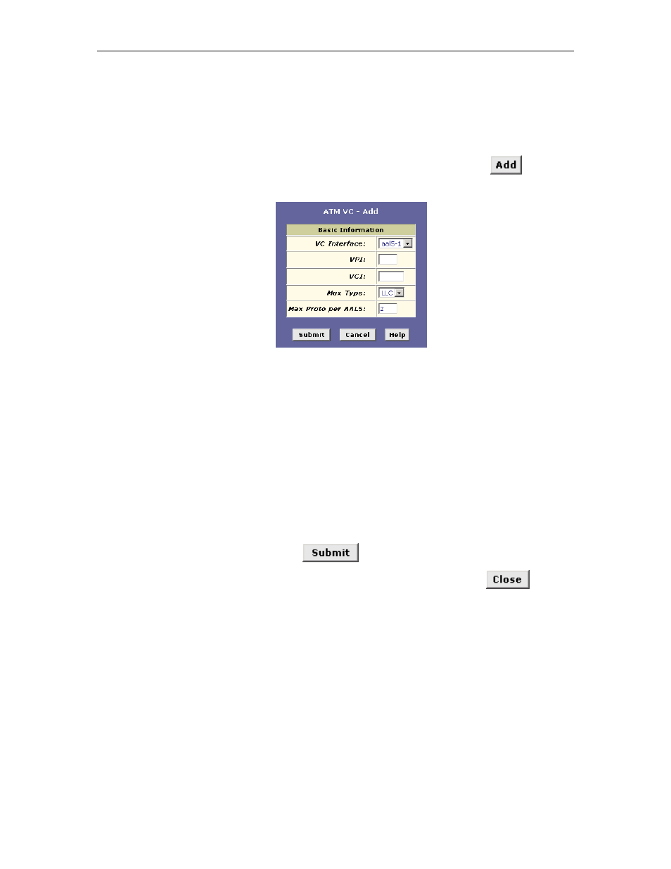 Adding atm vcs | TRENDnet TDM-E400 User Manual | Page 60 / 205