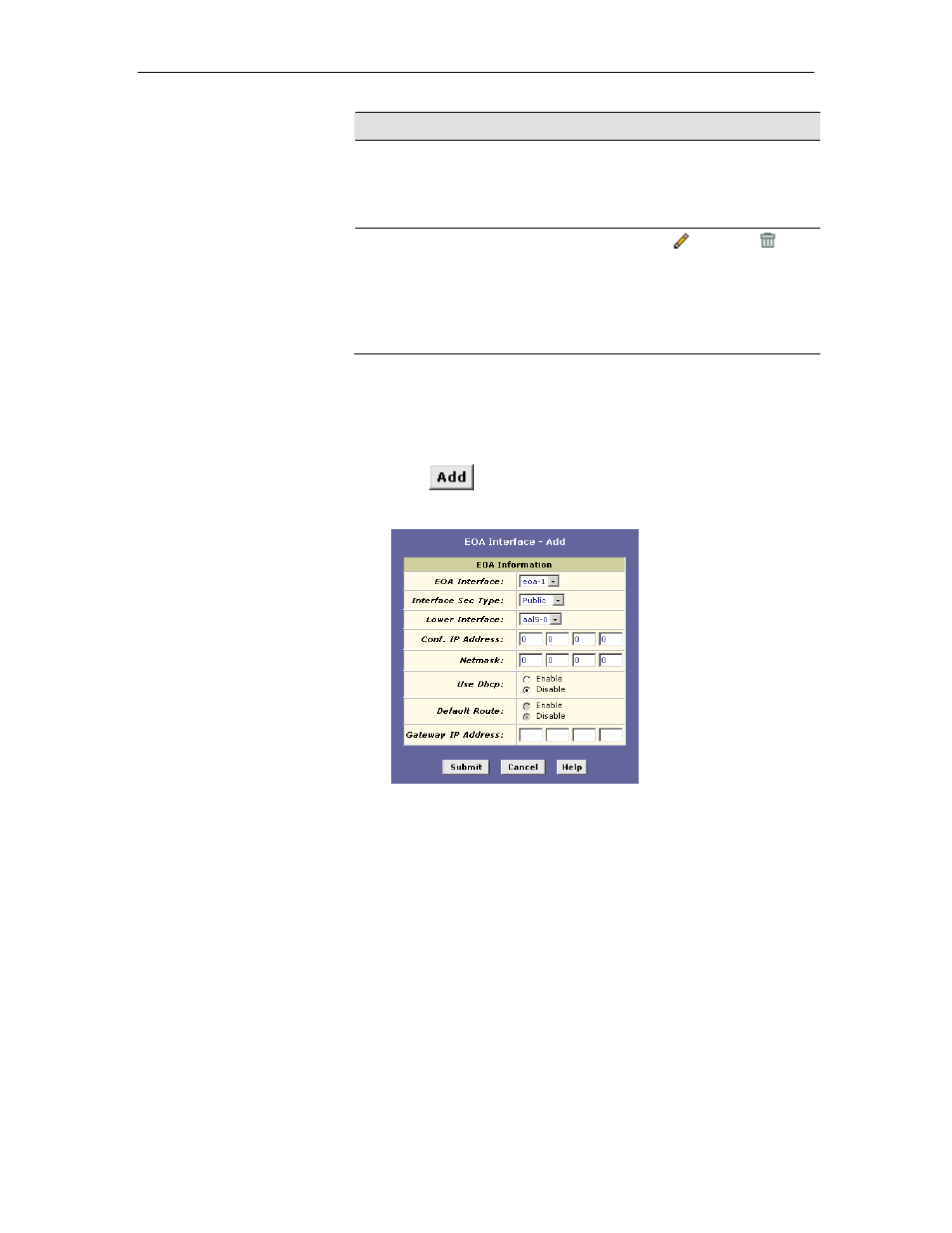 Adding eoa interfaces | TRENDnet TDM-E400 User Manual | Page 69 / 205