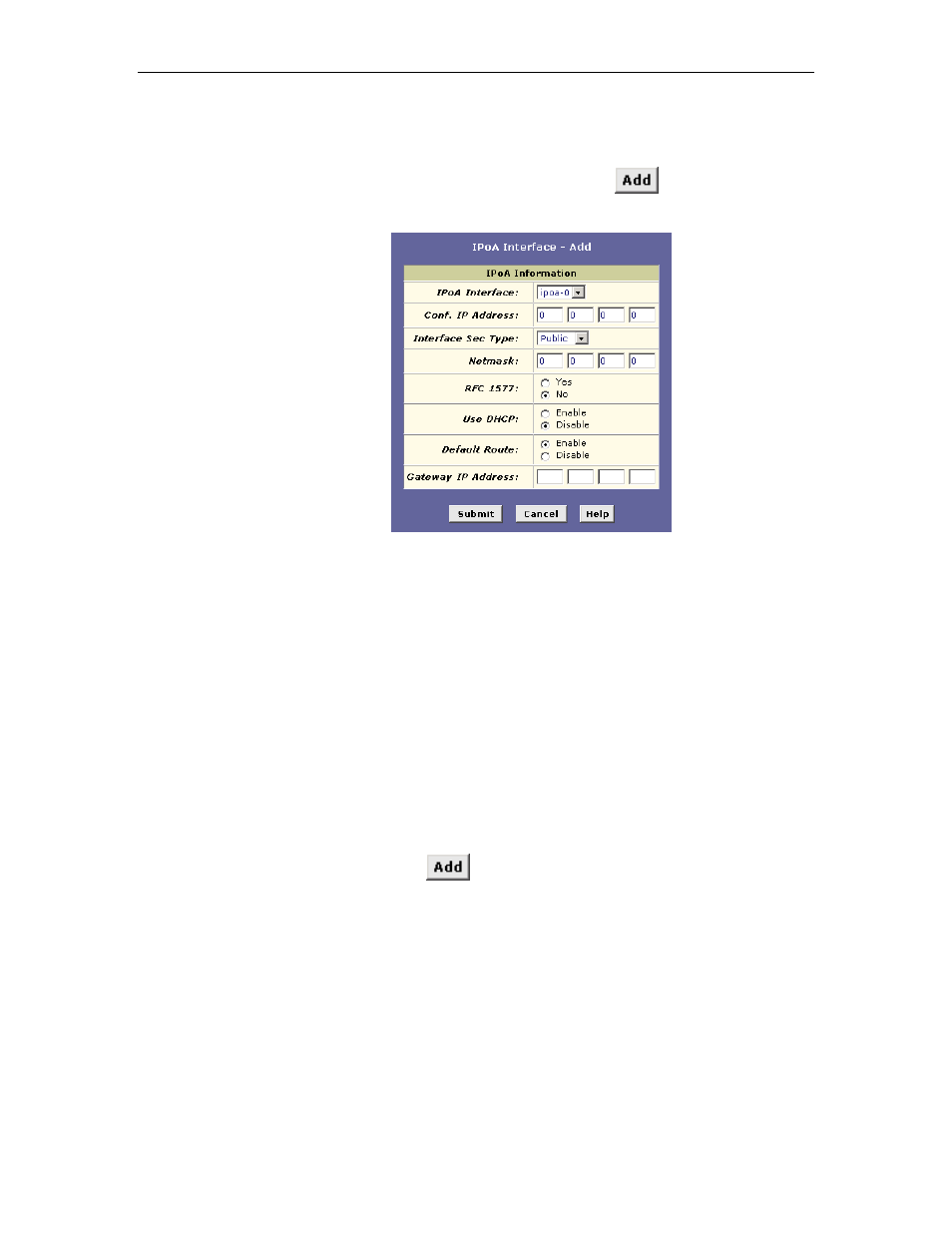 Adding ipoa interfaces | TRENDnet TDM-E400 User Manual | Page 74 / 205