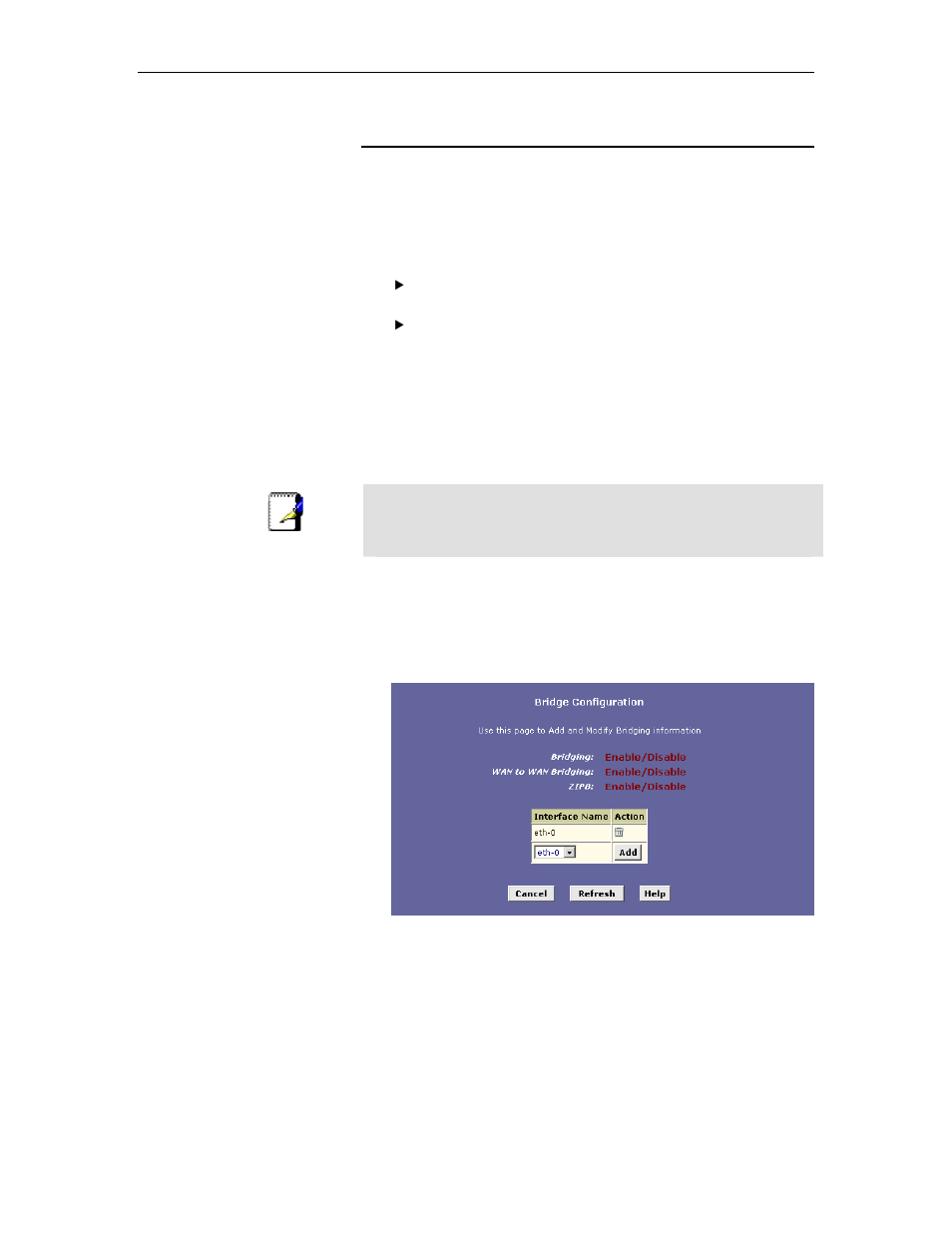 Configuring routable and bridgeable interfaces, Making interfaces routable (ip-enabled), Making interfaces bridgeable (bridge-enabled) | TRENDnet TDM-E400 User Manual | Page 79 / 205