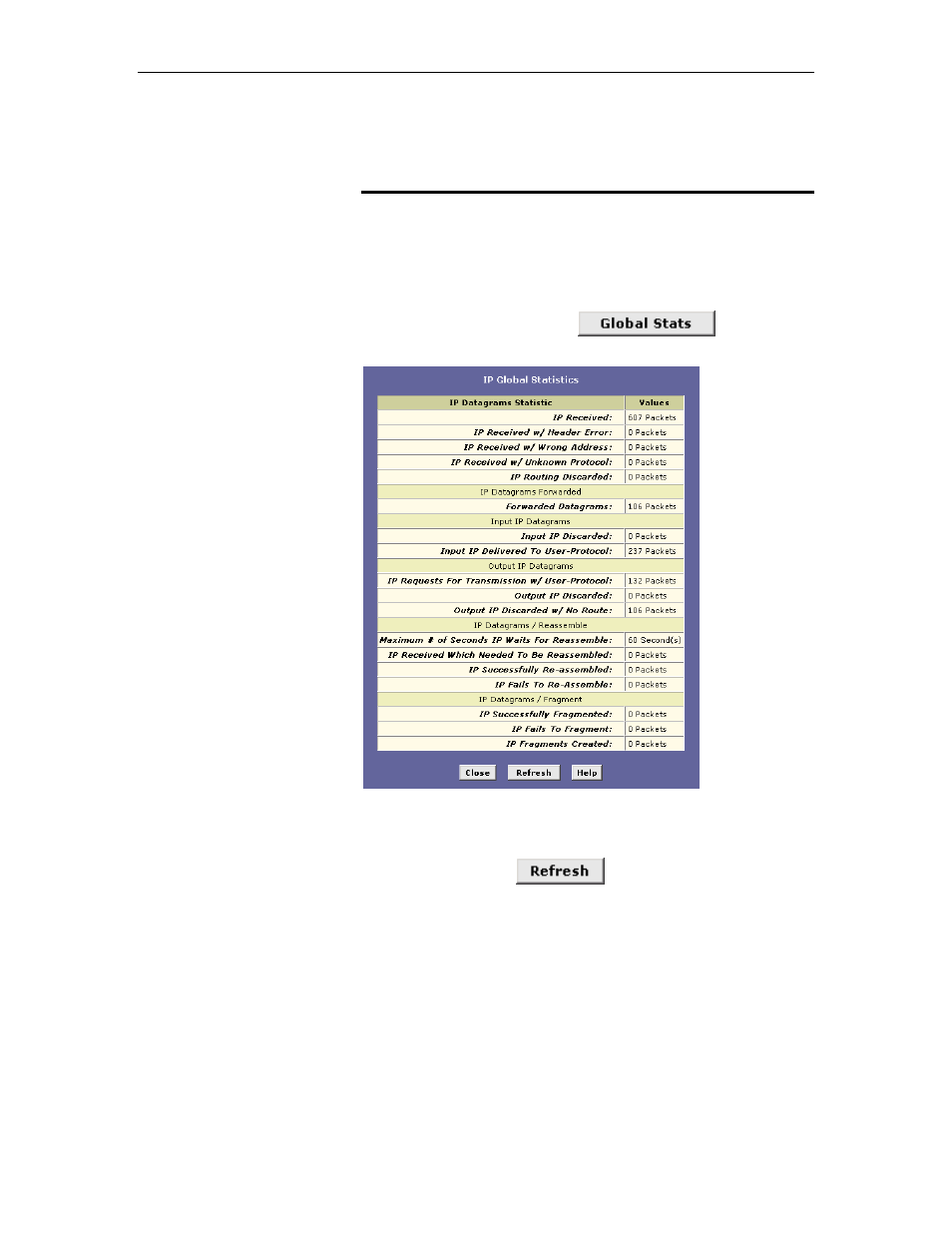 Viewing ip performance statistics | TRENDnet TDM-E400 User Manual | Page 92 / 205