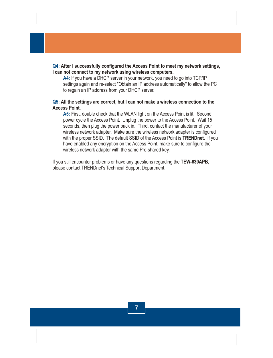TRENDnet TEW-630APB User Manual | Page 9 / 11