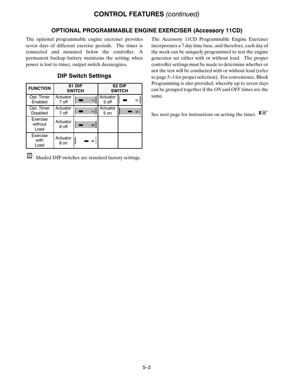 Control features (continued), Dip switch settings | TRENDnet Series 300 User Manual | Page 14 / 18