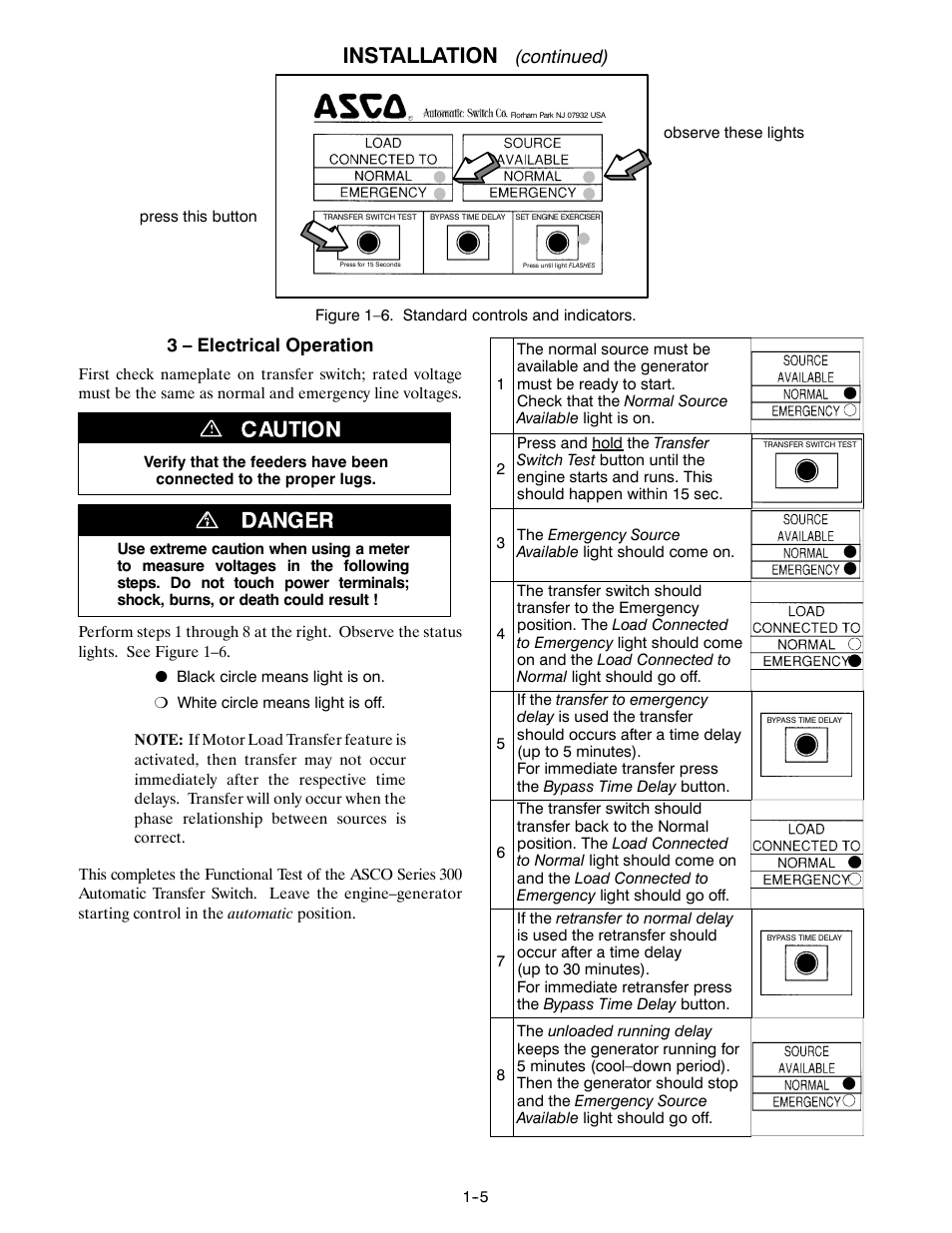 Installation, Continued), 3 – electrical operation | TRENDnet Series 300 User Manual | Page 7 / 18