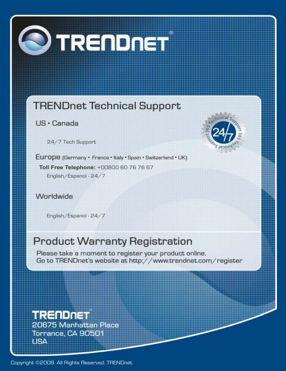 TRENDnet QUICK INSTALLATION GUIDE TEW-637AP User Manual | Page 49 / 49