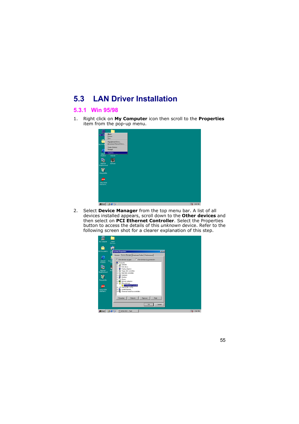 3 lan driver installation | TRENDnet Industrial Single Board Computer HS-6038 User Manual | Page 61 / 86