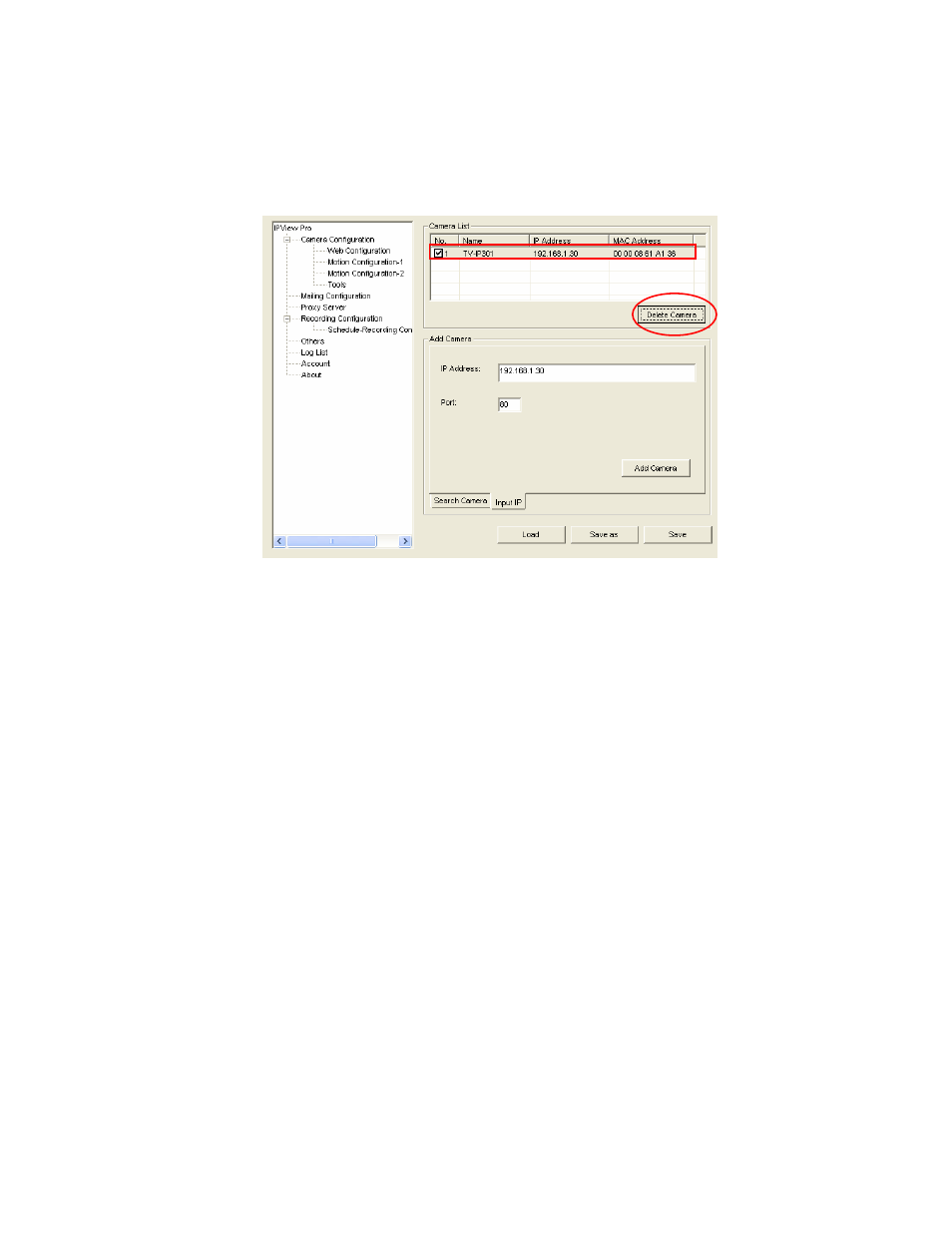 Removing a camera | TRENDnet TV-IP301W User Manual | Page 73 / 119