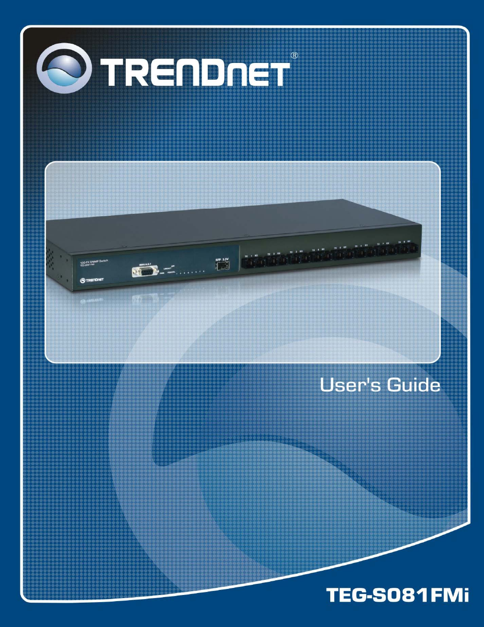 TRENDnet TEG-S081FMI User Manual | 86 pages