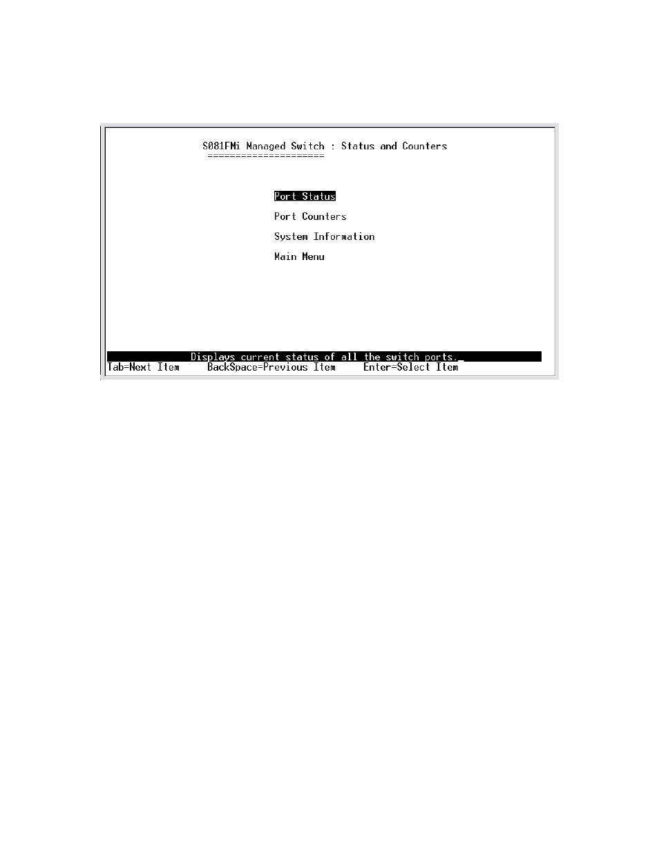2. status and counters, 2-1. port status | TRENDnet TEG-S081FMI User Manual | Page 14 / 86
