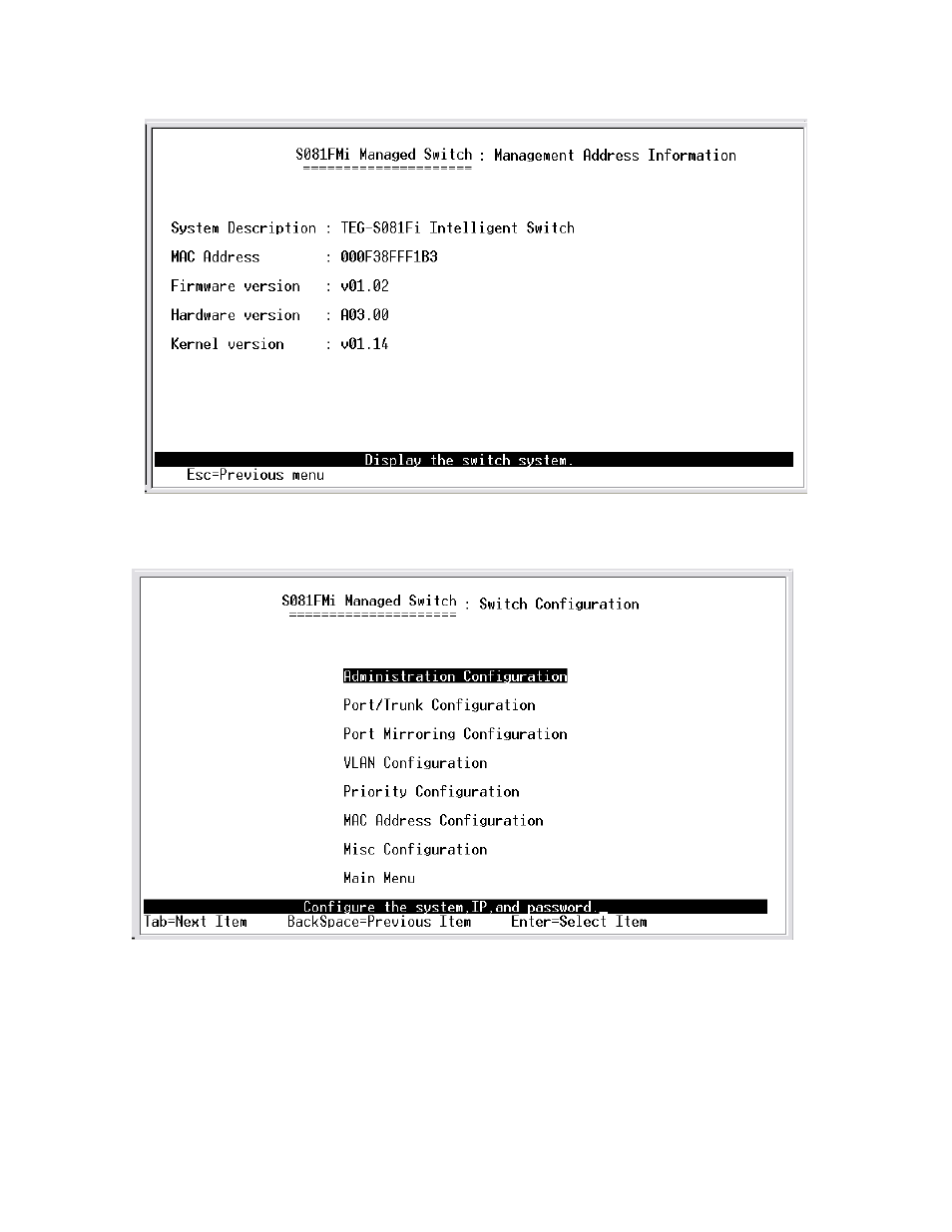 3. switch static configuration | TRENDnet TEG-S081FMI User Manual | Page 17 / 86