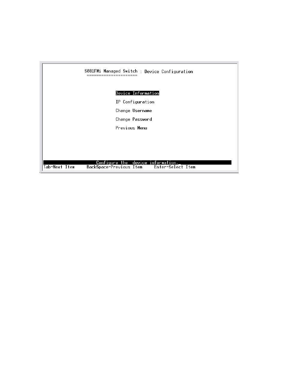 3-1. administration configuration, 3-1-1. device information | TRENDnet TEG-S081FMI User Manual | Page 18 / 86