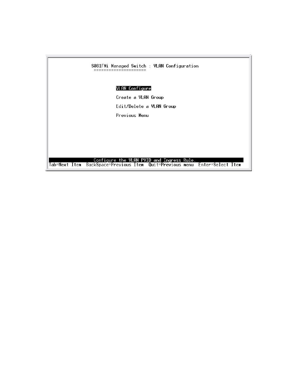 3-4. vlan configuration, 3-4-1. vlan configure | TRENDnet TEG-S081FMI User Manual | Page 24 / 86