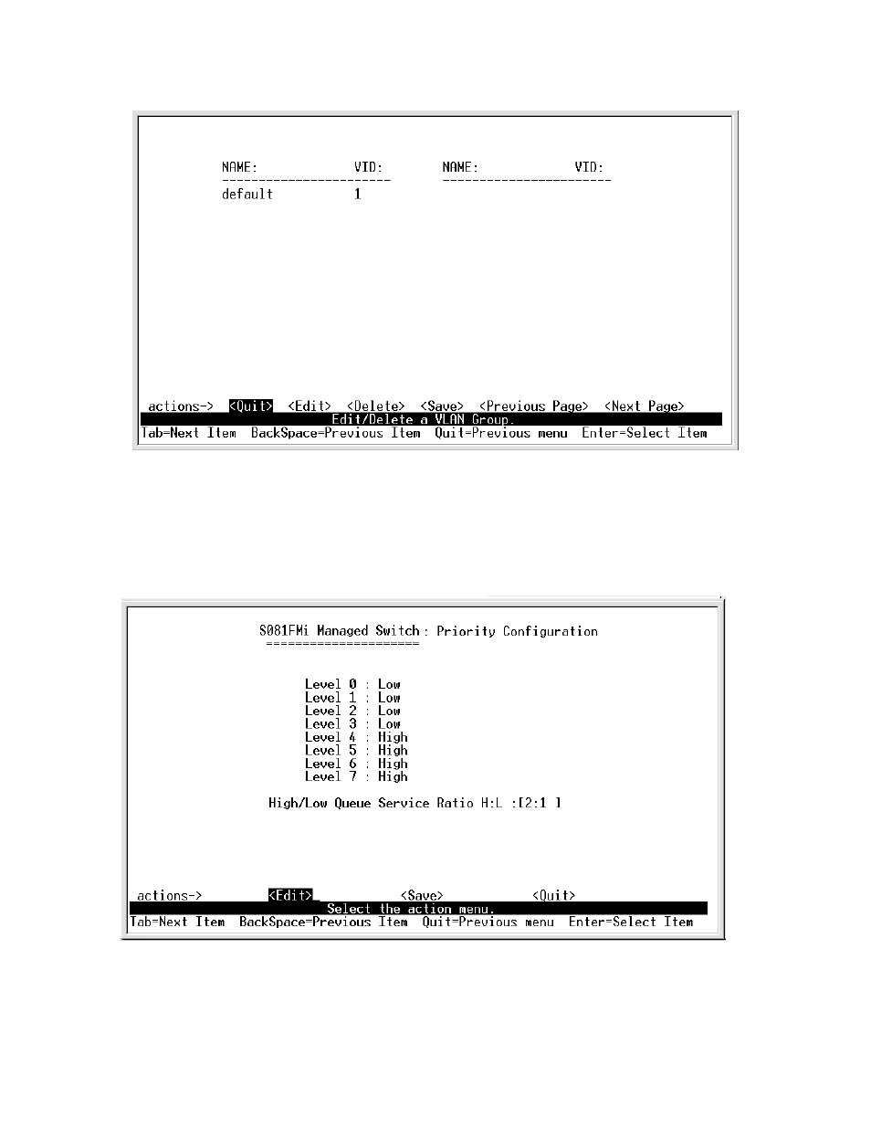 3-5. priority configuration | TRENDnet TEG-S081FMI User Manual | Page 27 / 86