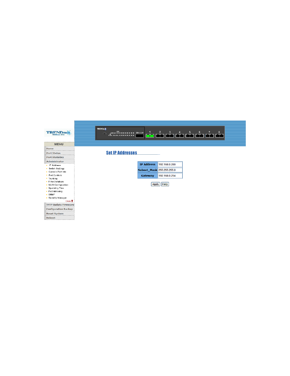 4-1. ip address | TRENDnet TEG-S081FMI User Manual | Page 55 / 86