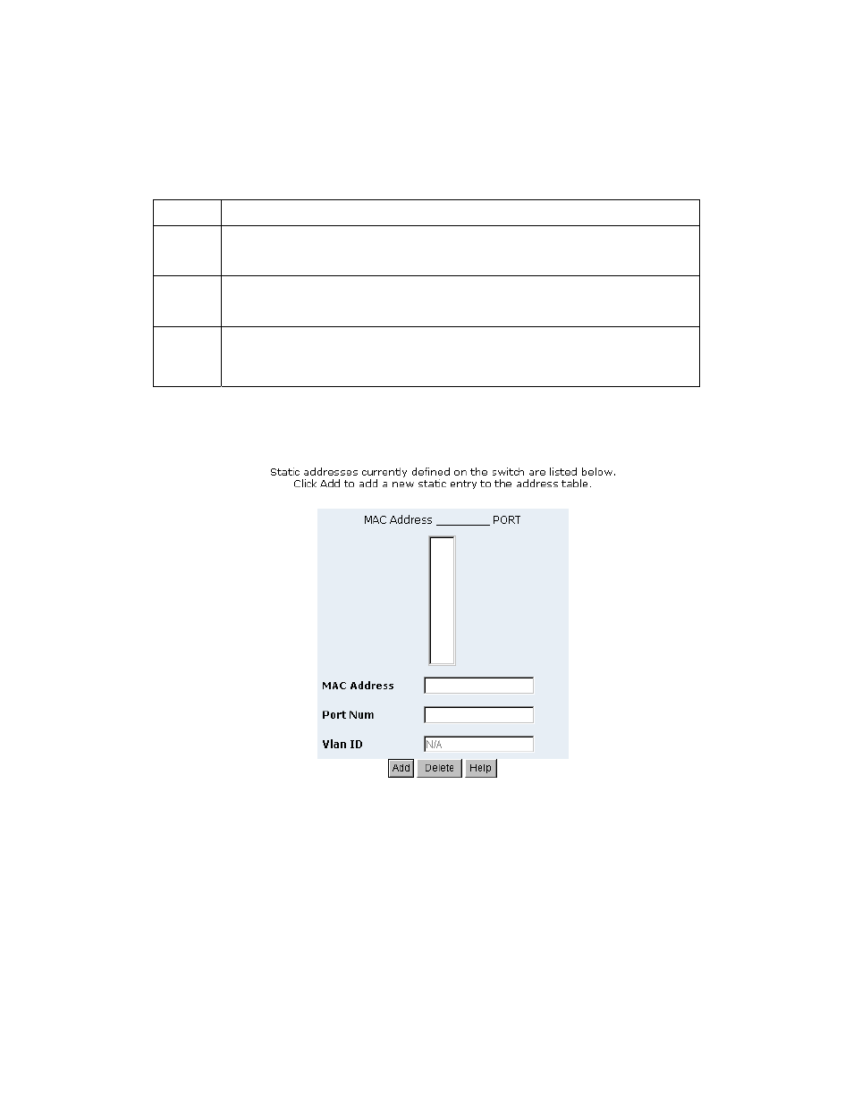 4-6-2. static mac address | TRENDnet TEG-S081FMI User Manual | Page 68 / 86