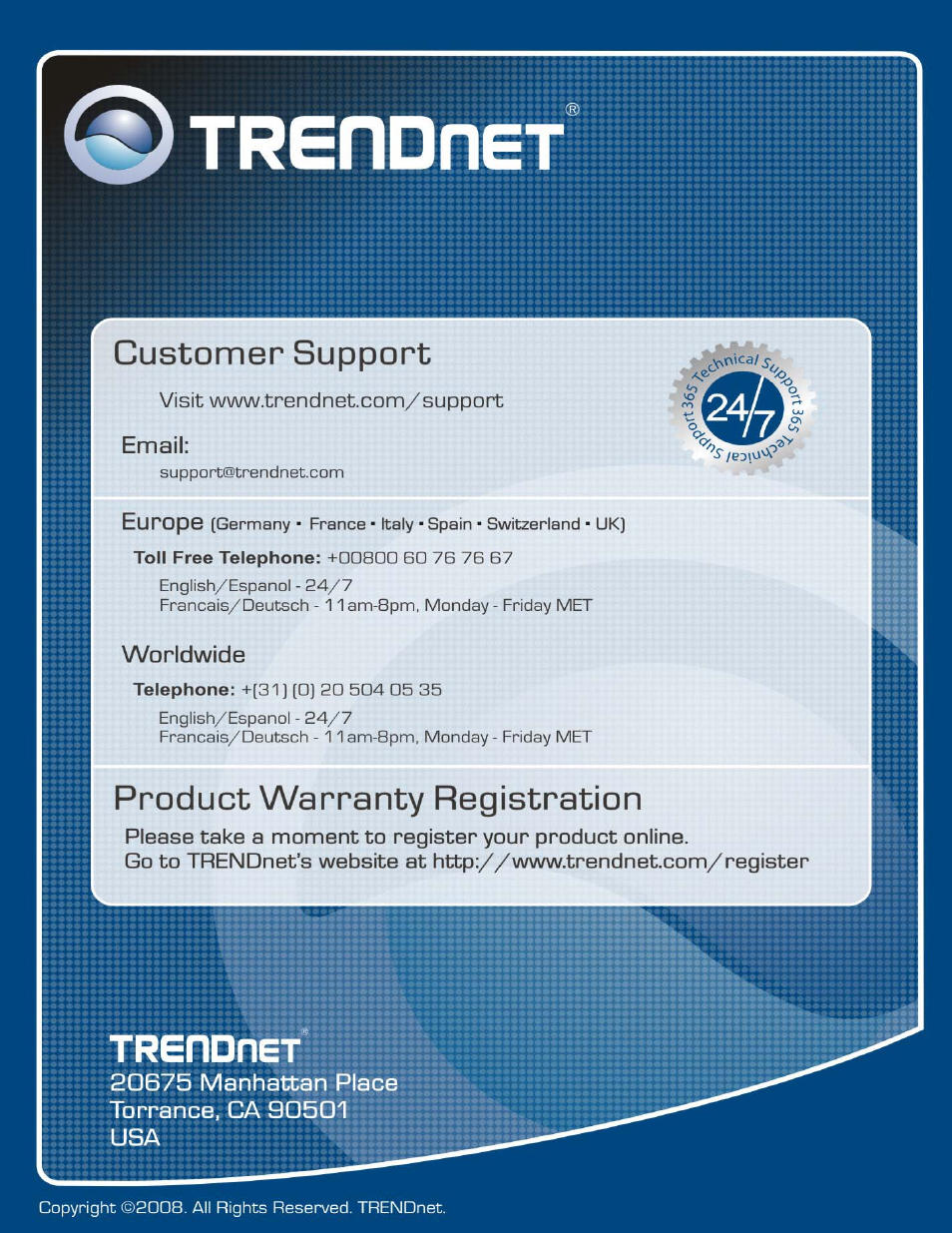 TRENDnet TEG-S081FMI User Manual | Page 86 / 86