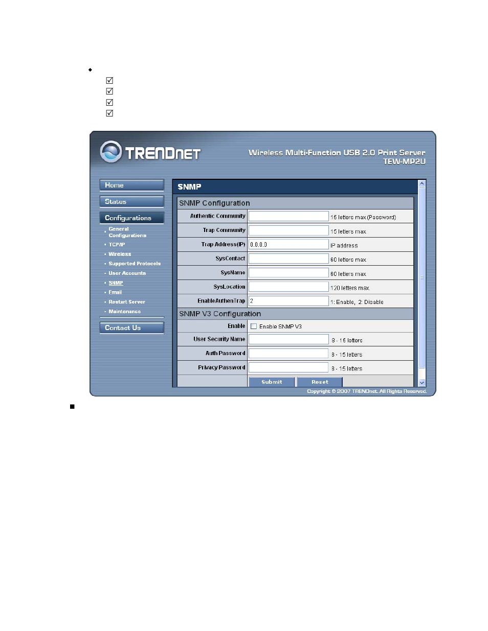 TRENDnet TE100-MP1U User Manual | Page 78 / 91