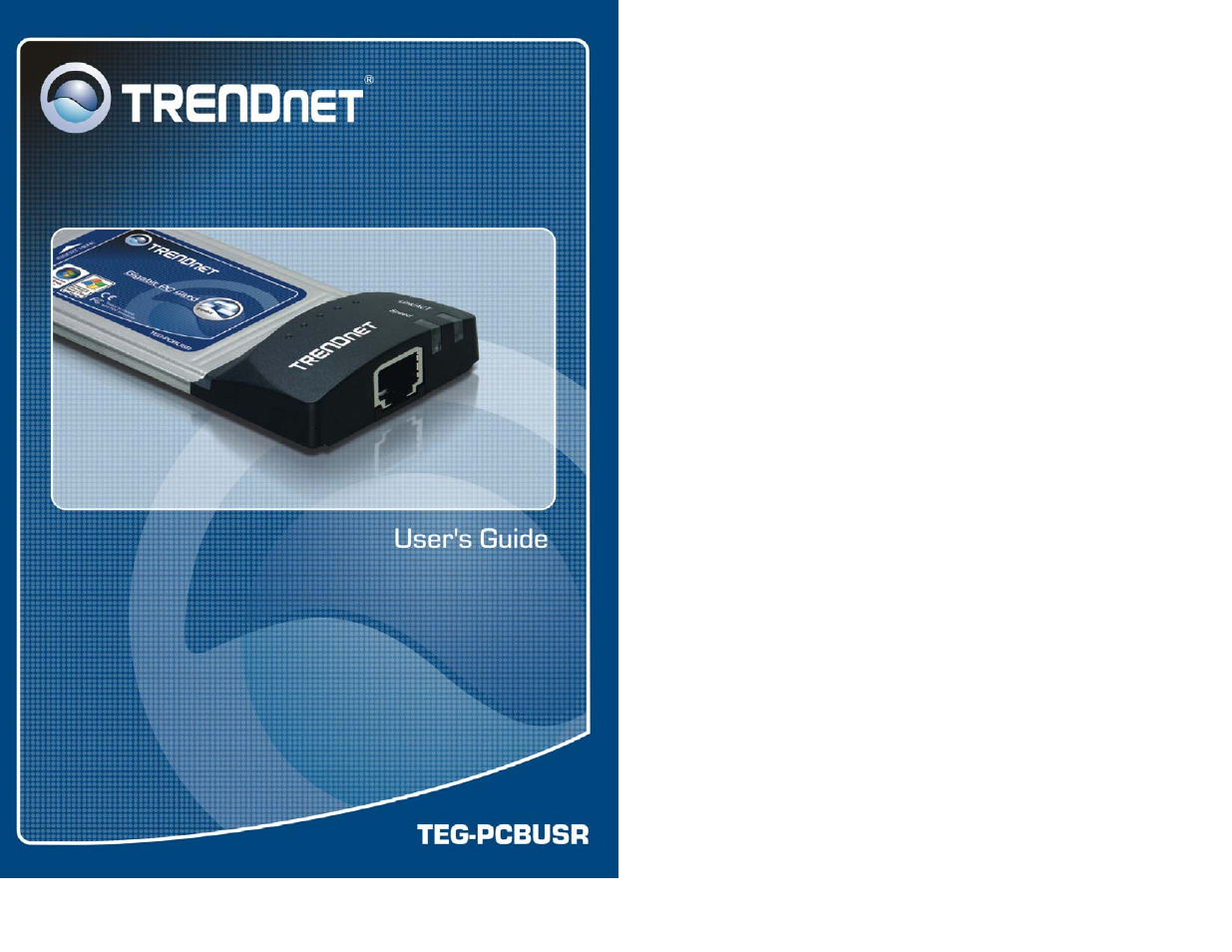 TRENDnet TEG-PCBUSR User Manual | 13 pages