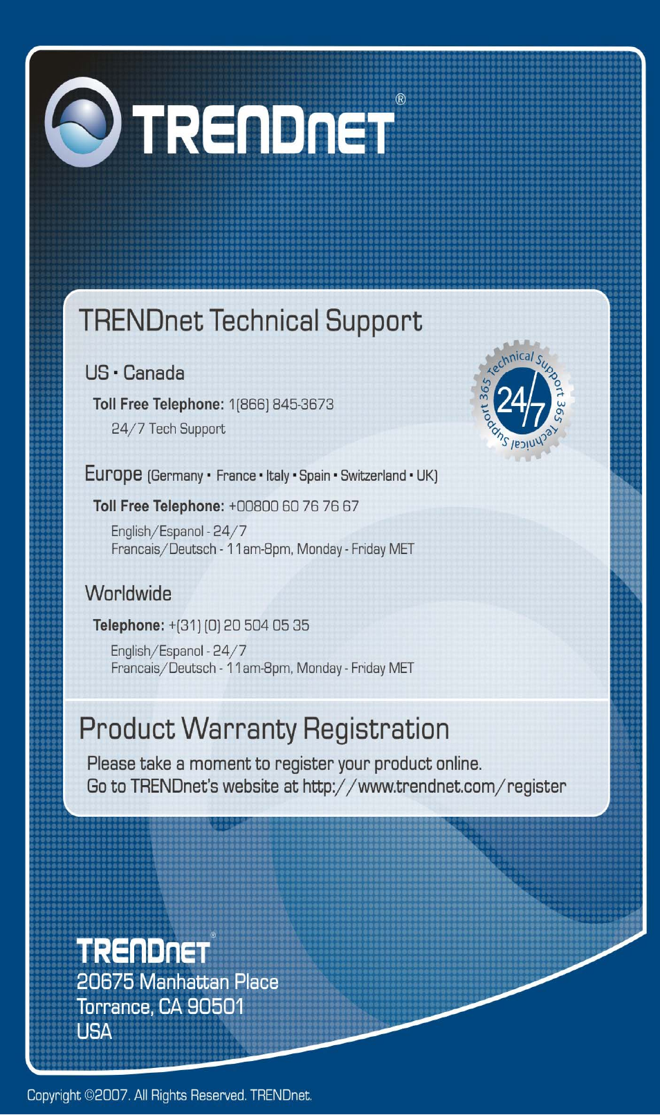 TRENDnet TW100 BRF114 User Manual | Page 83 / 83