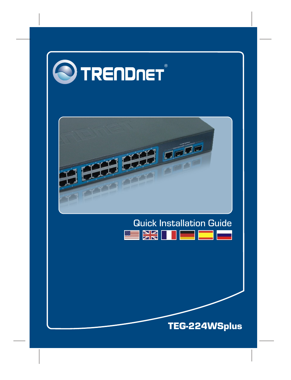 TRENDnet TEG-224WS User Manual | 9 pages
