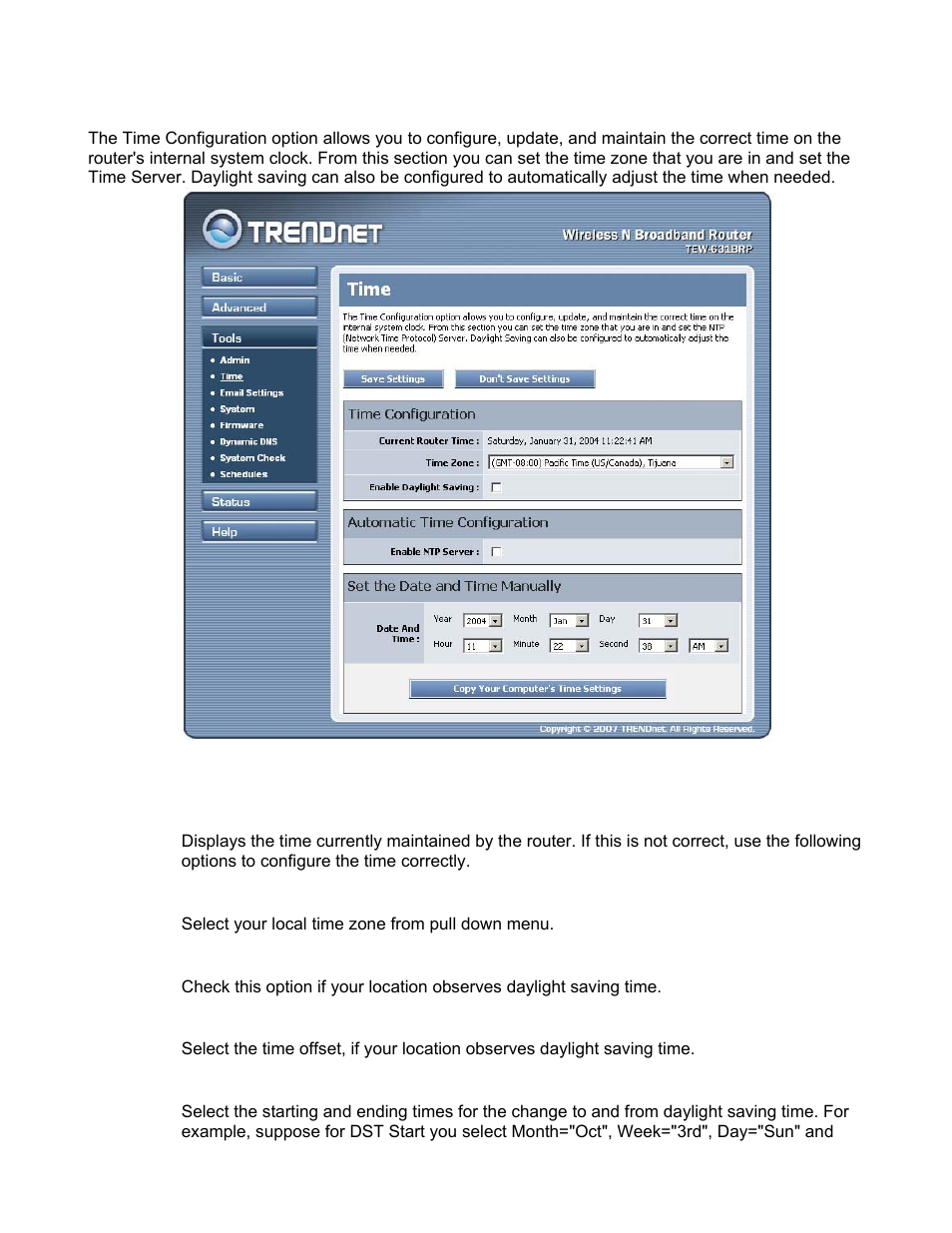 Tools_time | TRENDnet TEW-631BRP User Manual | Page 58 / 97