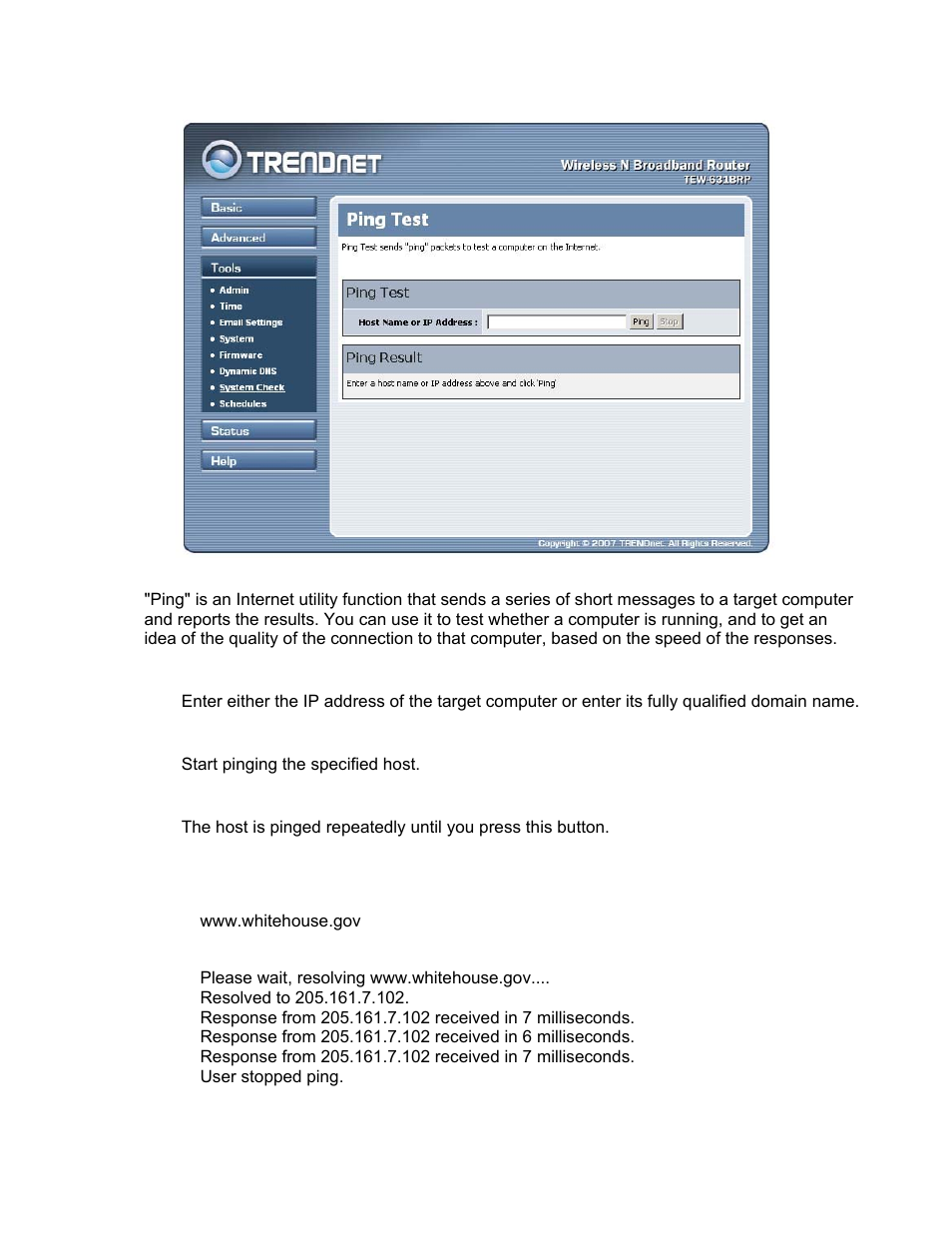 Tools_system check | TRENDnet TEW-631BRP User Manual | Page 67 / 97