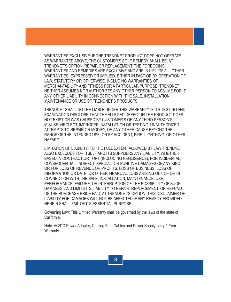 TRENDnet 100Base-FX User Manual | Page 10 / 12