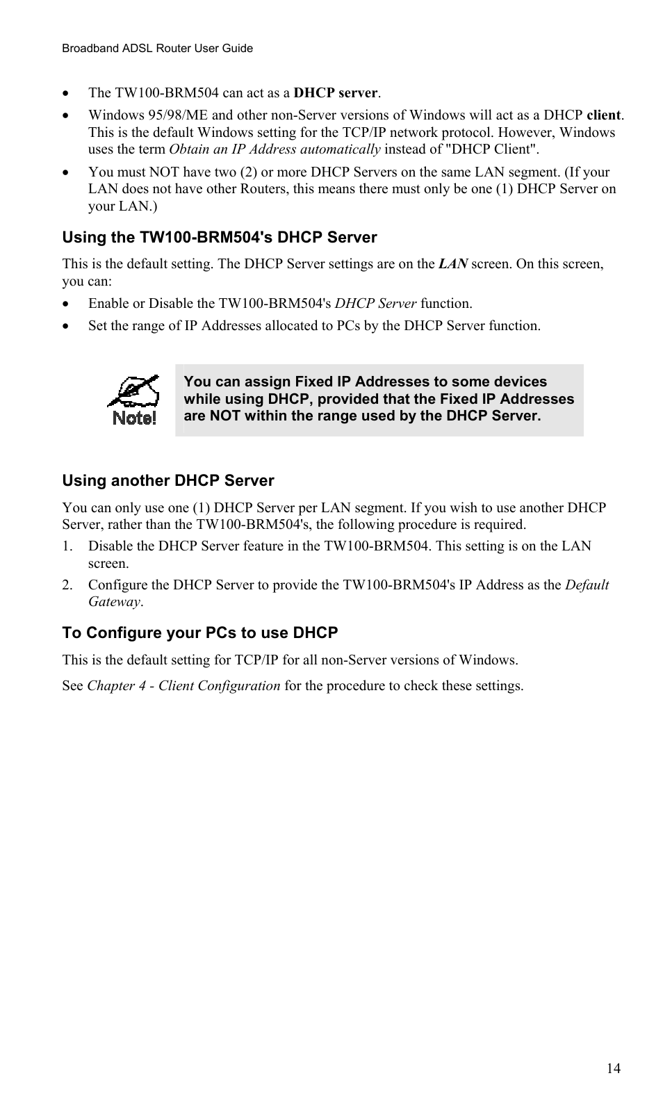 TRENDnet TW100-BRM504 User Manual | Page 17 / 73