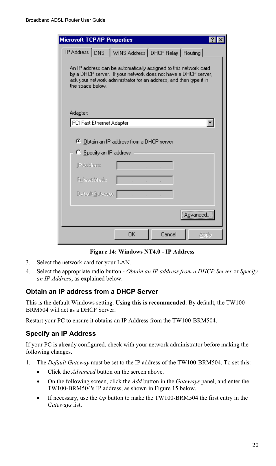 TRENDnet TW100-BRM504 User Manual | Page 23 / 73