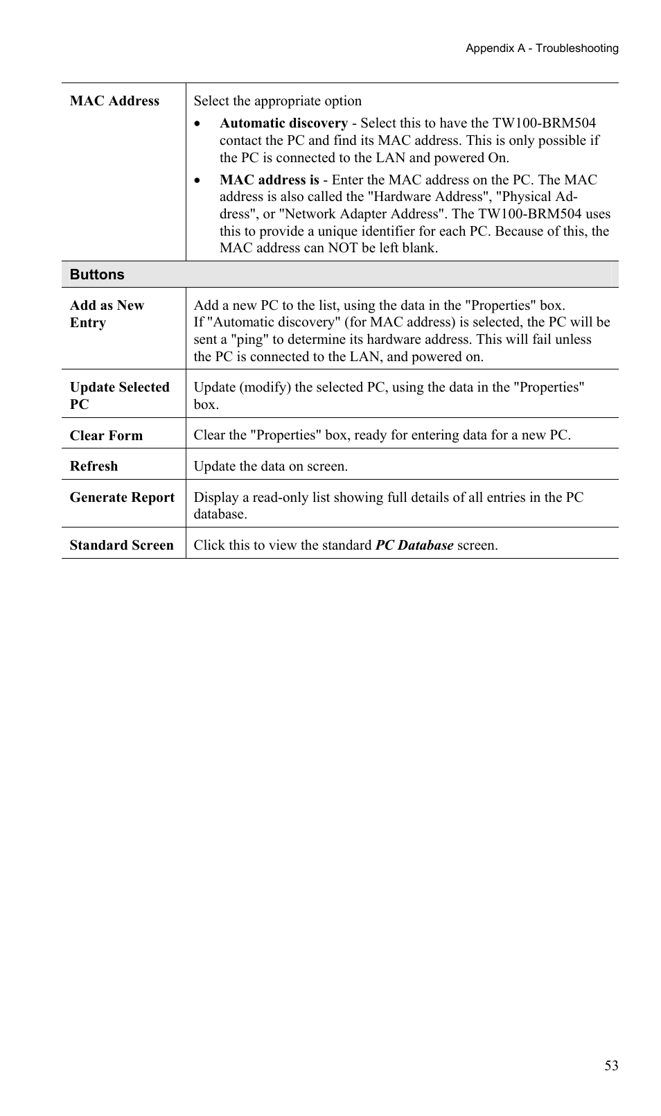 TRENDnet TW100-BRM504 User Manual | Page 56 / 73