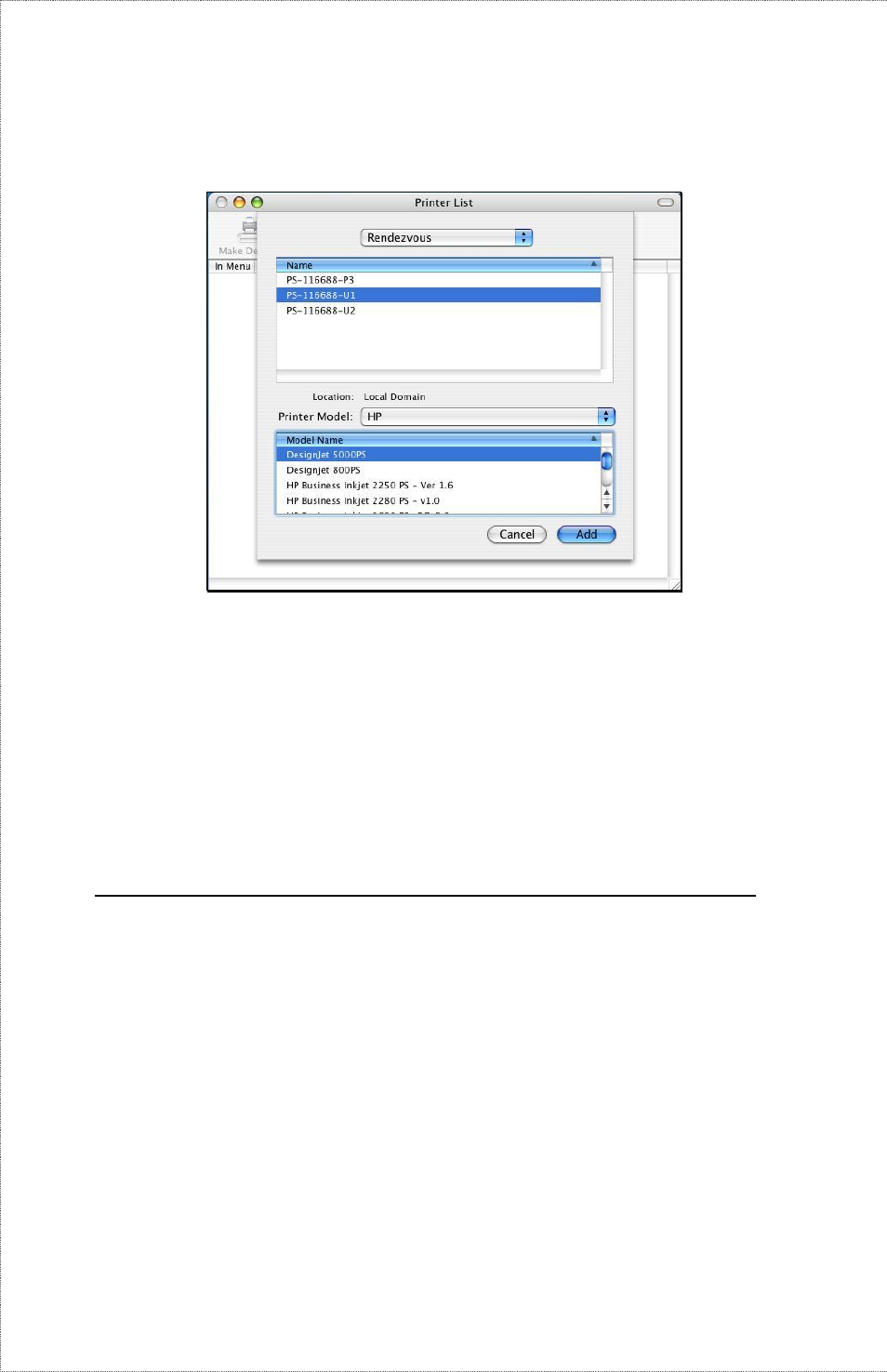 Appletalk-enabled or rendezvous-enabled printers | TRENDnet TE100-P1U User Manual | Page 104 / 113