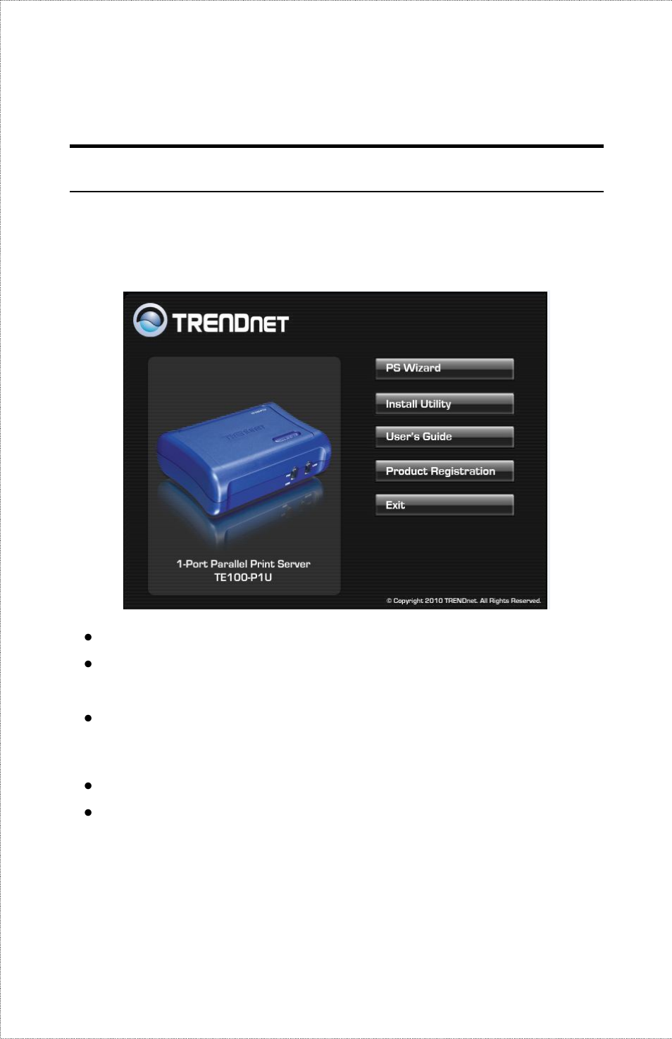 Auto-run installation | TRENDnet TE100-P1U User Manual | Page 14 / 113
