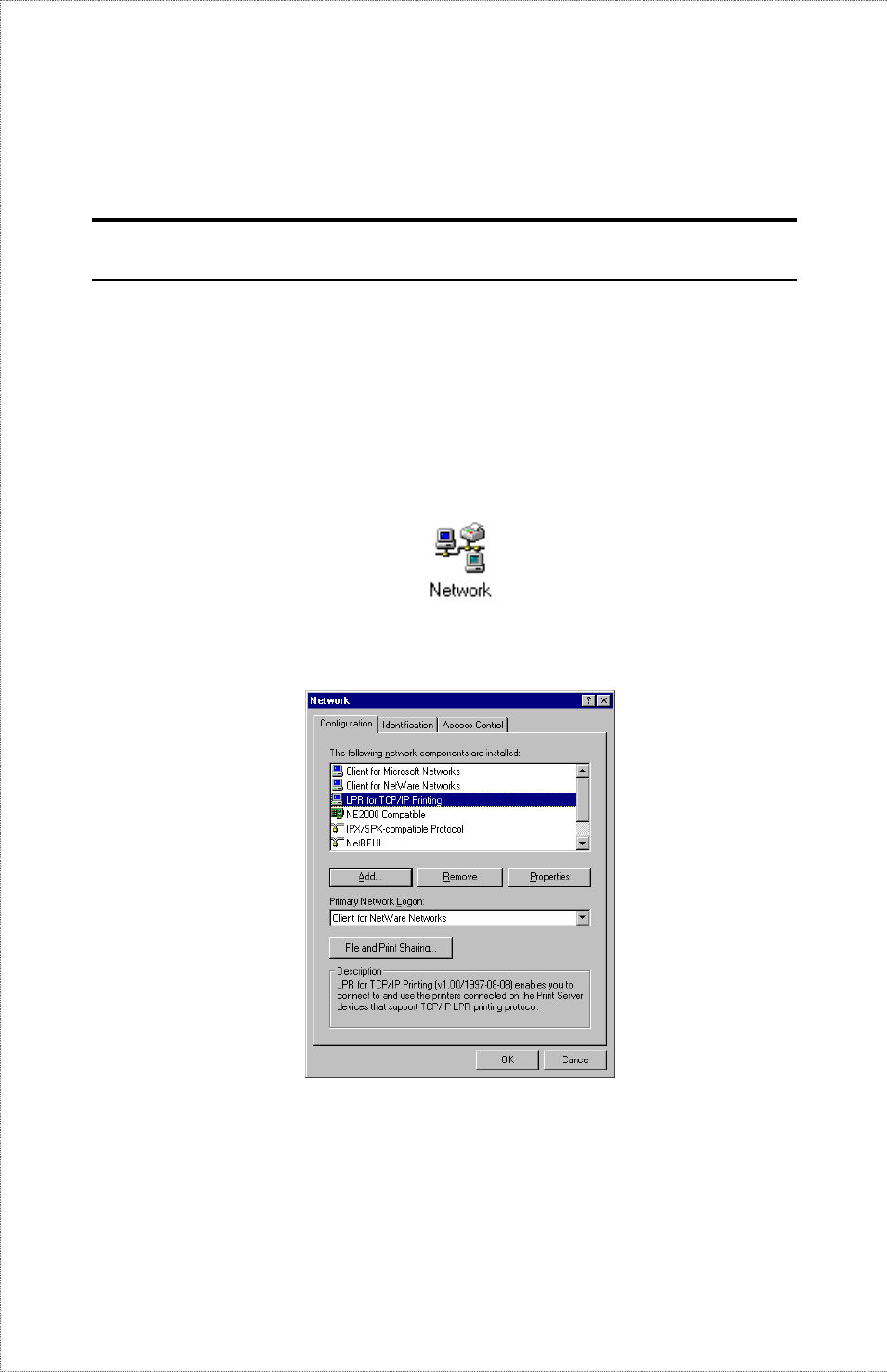 Setting tcp/ip printing settings | TRENDnet TE100-P1U User Manual | Page 44 / 113