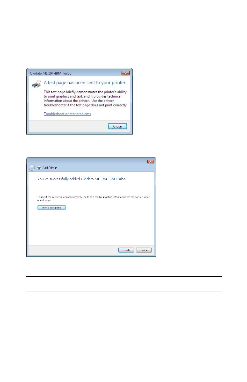 Setting up windows xp tcp/ip printing, Click finish | TRENDnet TE100-P1U User Manual | Page 51 / 113