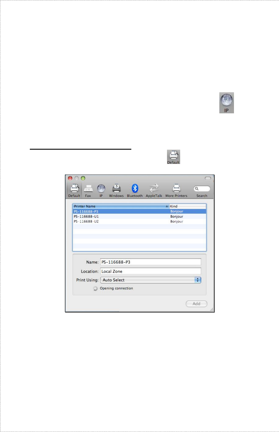 Bonjour-enabled printers | TRENDnet TE100-P1U User Manual | Page 73 / 113