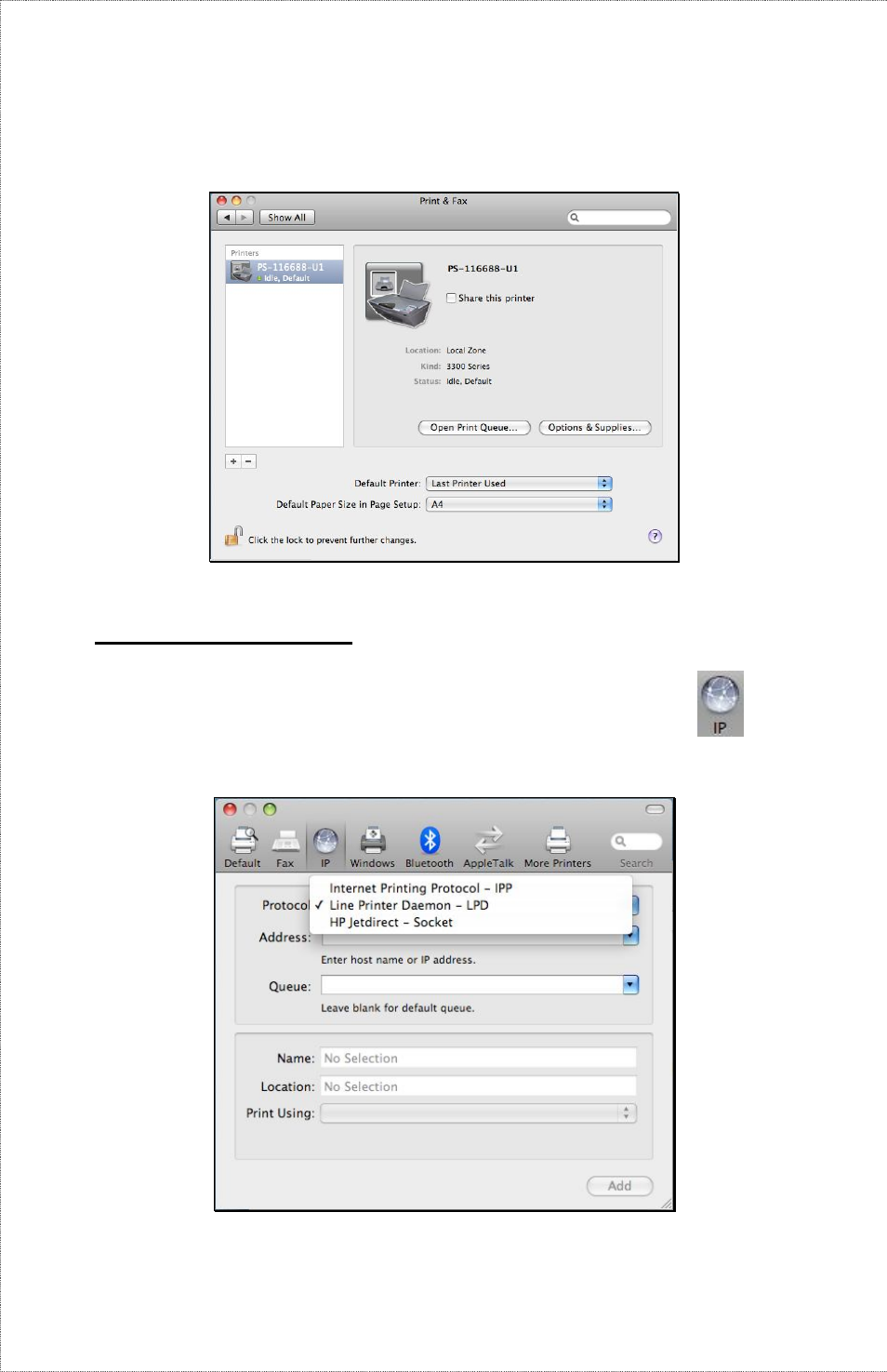 Adding an ip printer | TRENDnet TE100-P1U User Manual | Page 75 / 113
