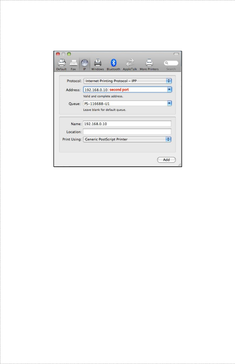 For set up socket printing | TRENDnet TE100-P1U User Manual | Page 78 / 113