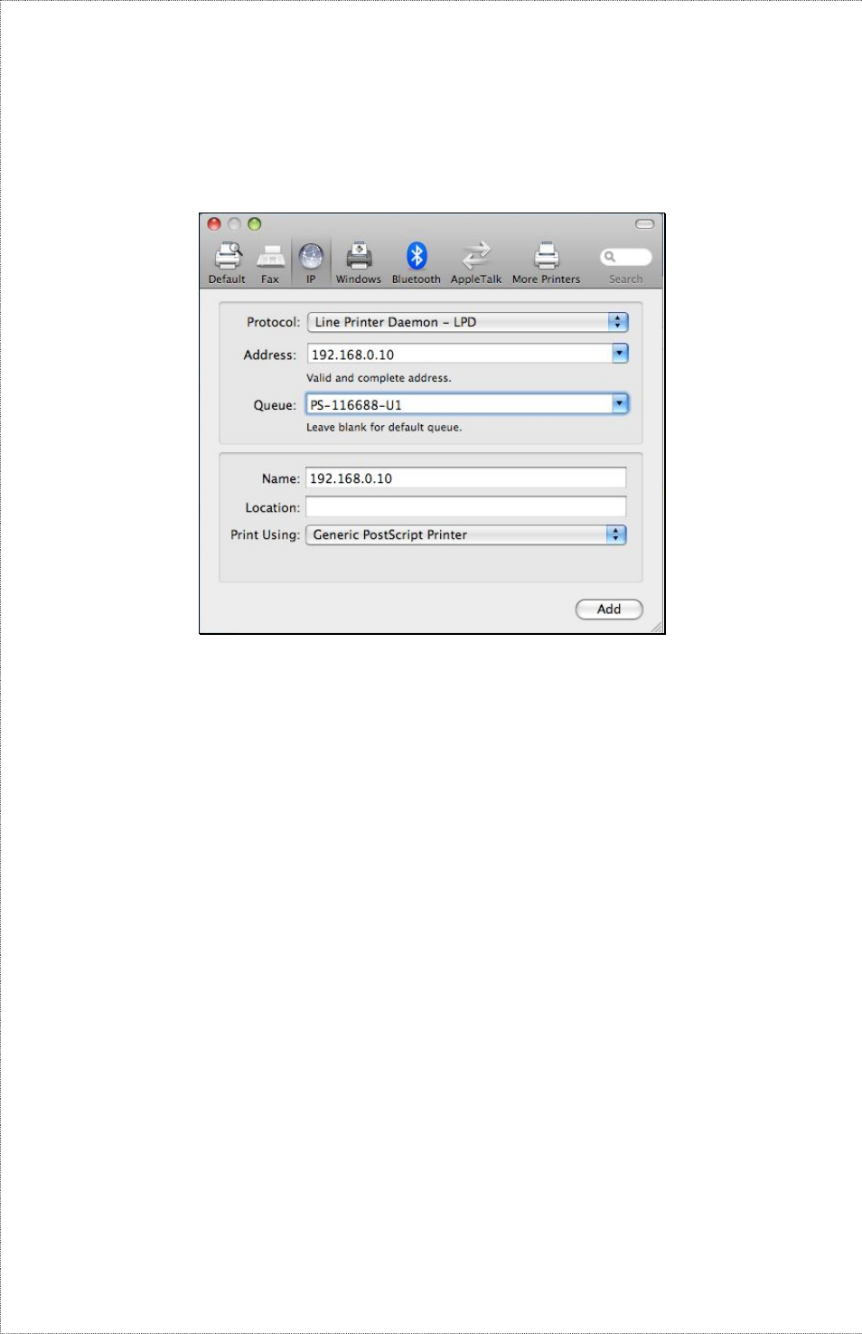 For set up ipp printing | TRENDnet TE100-P1U User Manual | Page 87 / 113