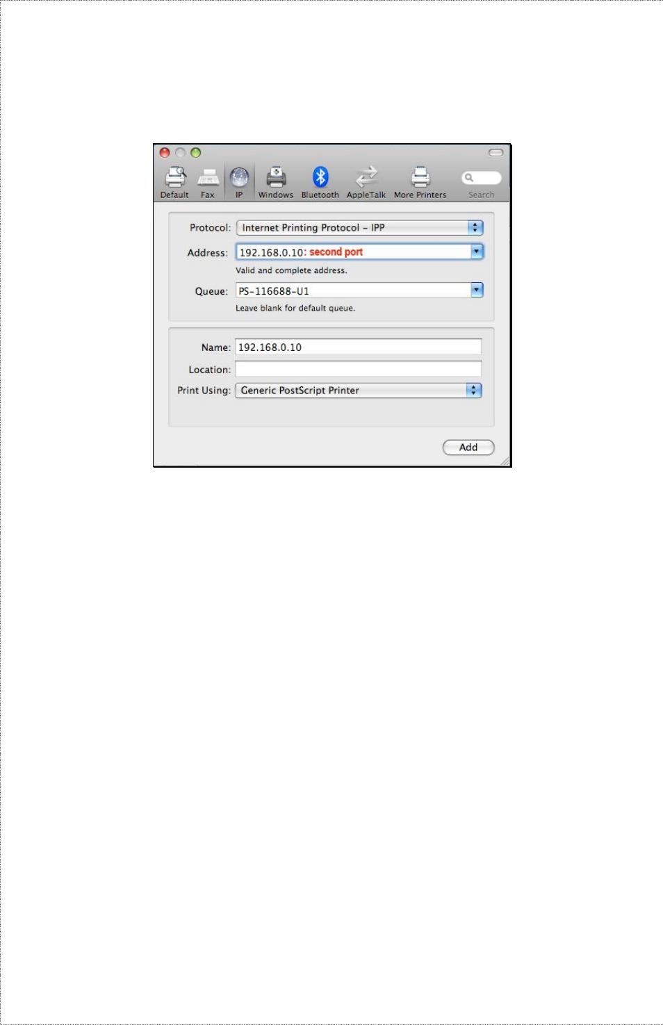 For set up socket printing | TRENDnet TE100-P1U User Manual | Page 88 / 113