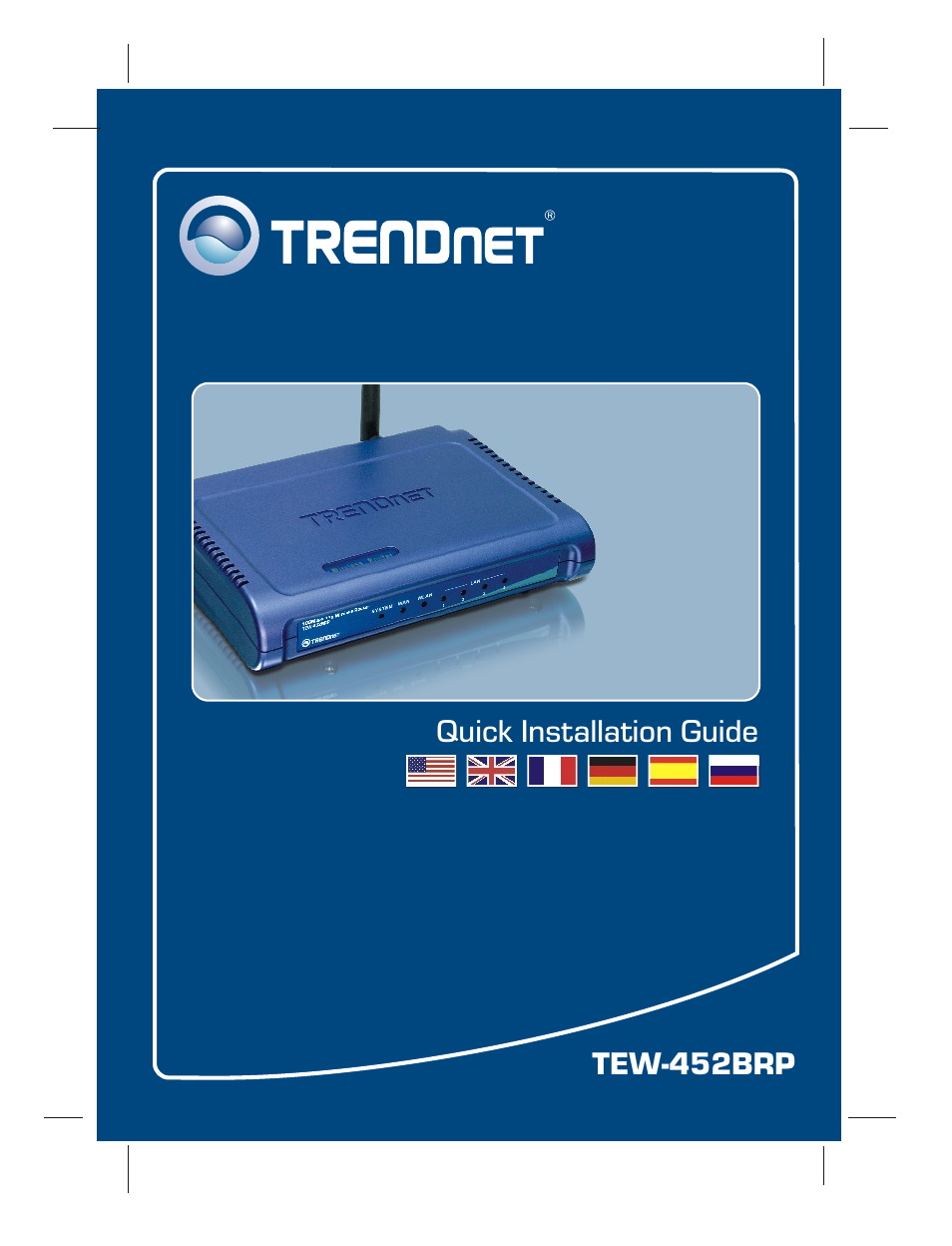 TRENDnet TEW-452BRP User Manual | 9 pages