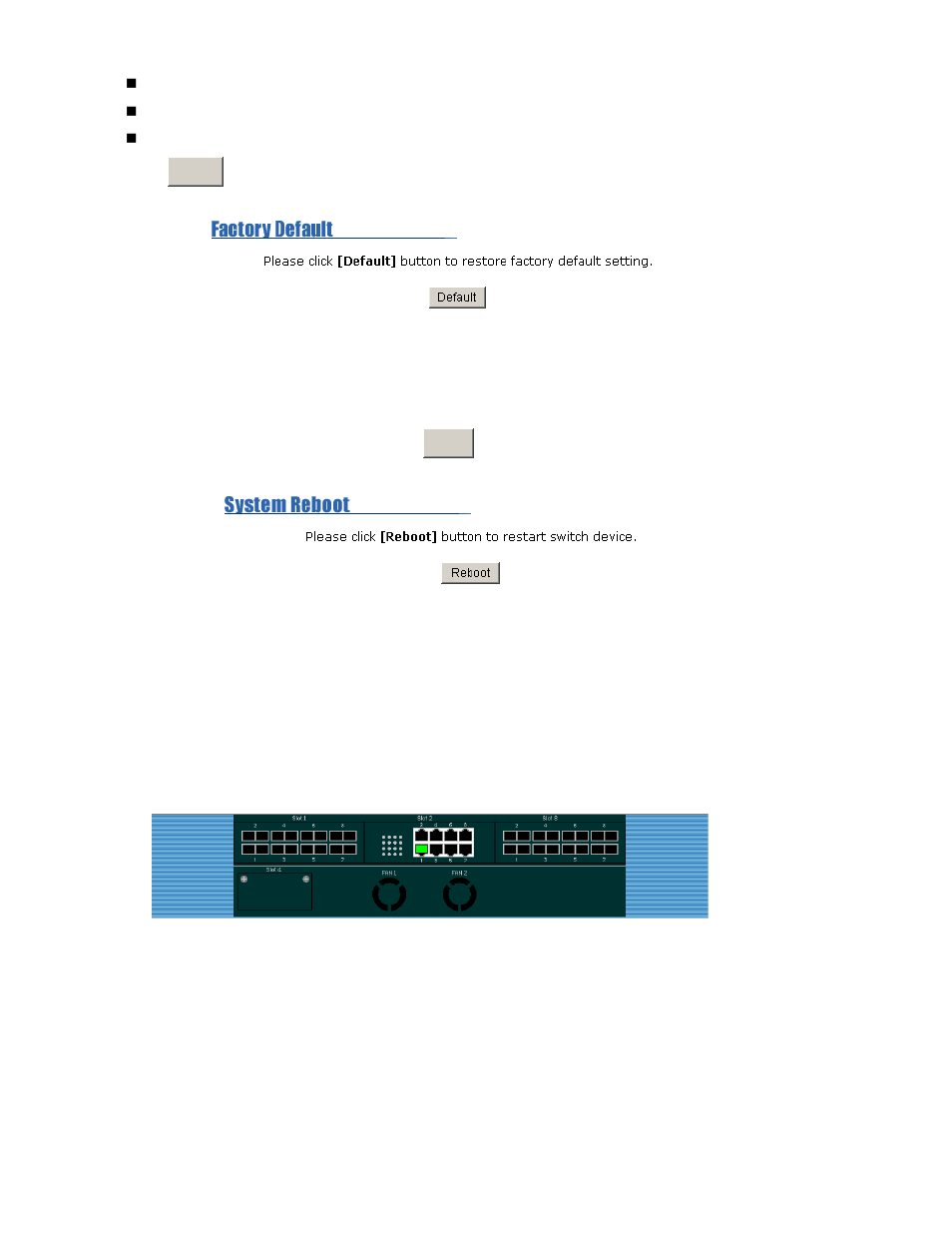 System reboot, Panel list | TRENDnet TEG-S3000I User Manual | Page 117 / 129