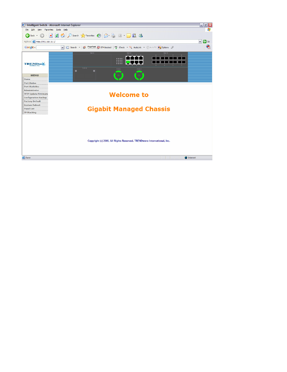 Port status | TRENDnet TEG-S3000I User Manual | Page 78 / 129