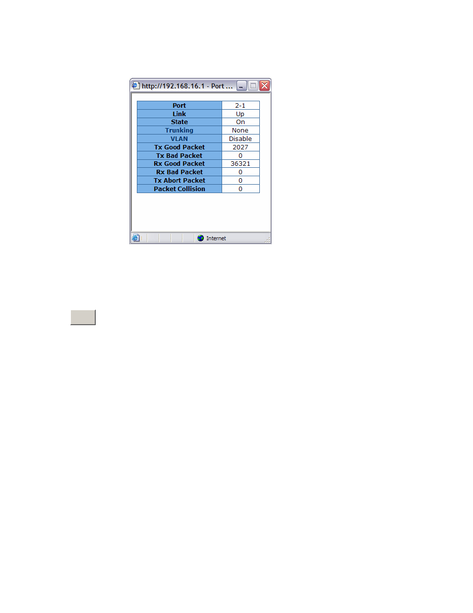 Port statistics | TRENDnet TEG-S3000I User Manual | Page 80 / 129