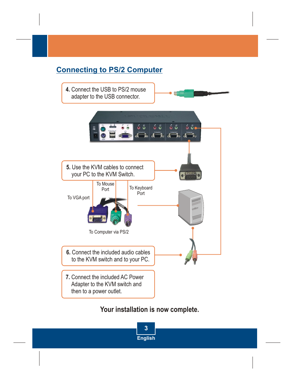 TRENDnet TK-423K User Manual | Page 5 / 13